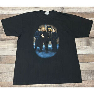 Styx Shirt Adult XL Black Vintage 90s 1997 Rock Band Grand Illusion Tour Merch